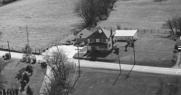 Vintage Aerial photo from 1985 in York County, PA