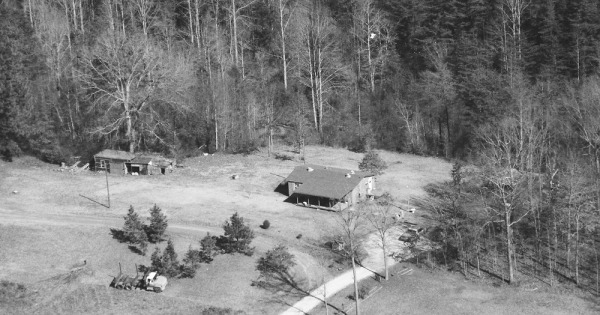 Vintage Aerial photo from 1994 in Habersham County, GA