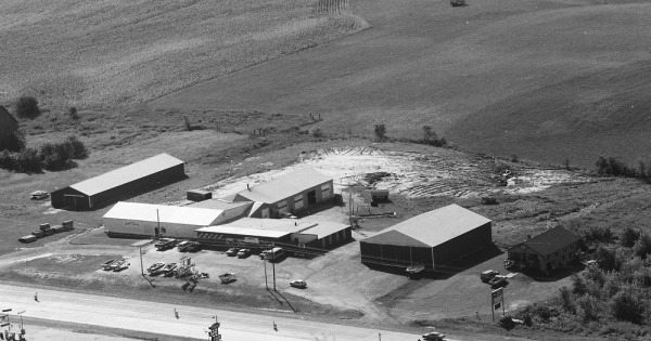 Vintage Aerial photo from 1985 in Polk County, WI