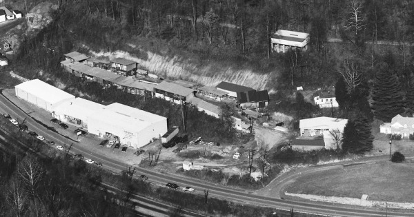 Vintage Aerial photo from 1984 in Mingo County, WV