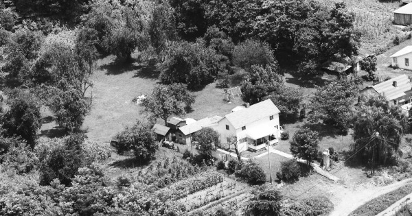 Vintage Aerial photo from 1983 in Boone County, WV