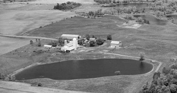 Vintage Aerial photo from 1980 in St. Croix County, WI