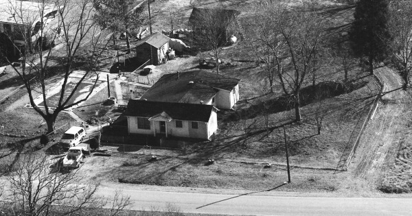 Vintage Aerial photo from 1991 in Henry County, GA