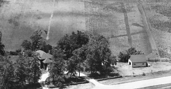 Vintage Aerial photo from 1965 in Lake County, IL