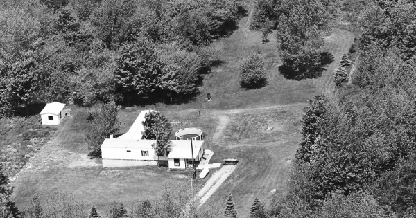 Vintage Aerial photo from 1988 in Chautauqua County, NY