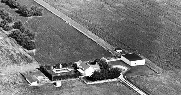 Vintage Aerial photo from 1963 in Marion County, OH