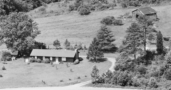Vintage Aerial photo from 1983 in Cleveland County, NC