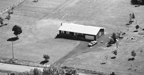 Vintage Aerial photo from 1981 in Lake County, OH
