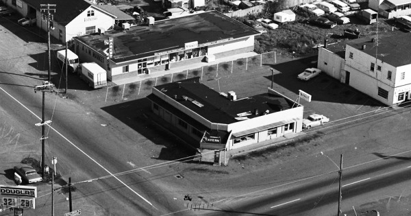 Vintage Aerial photo from 1968 in Clark County, WA