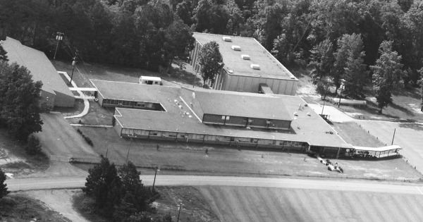 Vintage Aerial photo from 1986 in Sabine Parish, LA