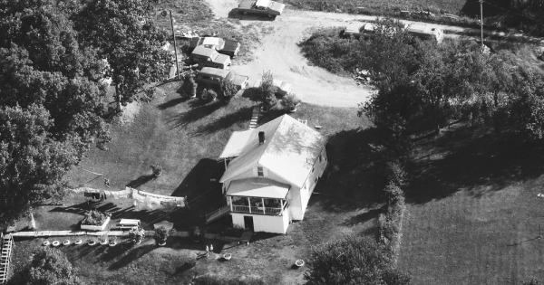 Vintage Aerial photo from 1987 in Mercer County, WV