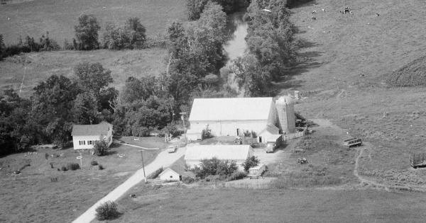 Vintage Aerial photo from 1978 in Sheboygan County, WI