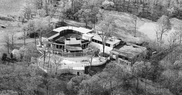 Vintage Aerial photo from 1982 in Bucks County, PA