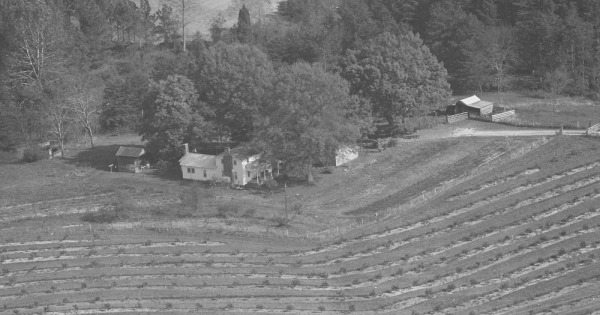 Vintage Aerial photo from -1986 in Catawba County, NC