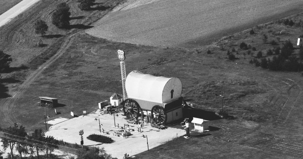 Vintage Aerial photo from 1993 in Seward County, NE