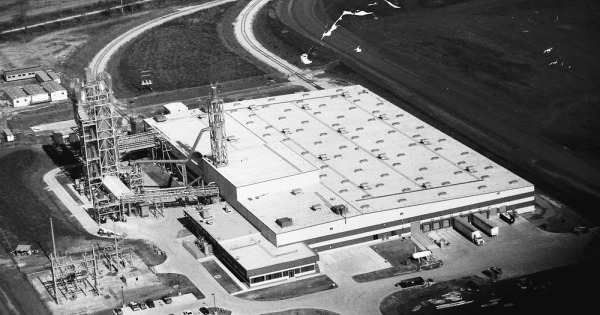 Vintage Aerial photo from 1994 in Lowndes County, MS