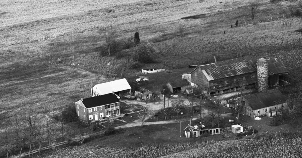 Vintage Aerial photo from 1971 in Adams County, PA
