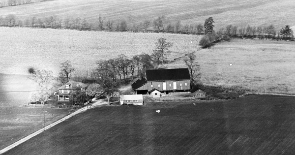 Vintage Aerial photo from 1964 in Cumberland County, PA