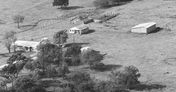 Vintage Aerial photo from -1986 in Coal County, OK