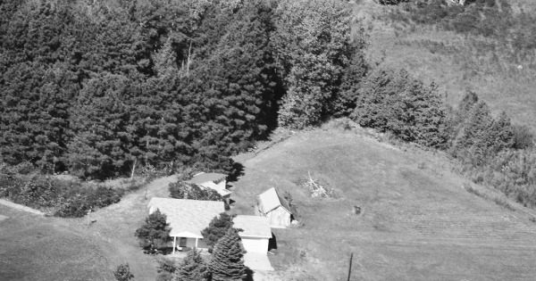 Vintage Aerial photo from 1989 in Leelanau County, MI