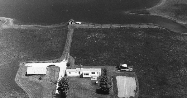 Vintage Aerial photo from 1972 in Wabash County, IN