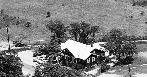 Vintage Aerial photo from 1965 in Lake County, IL