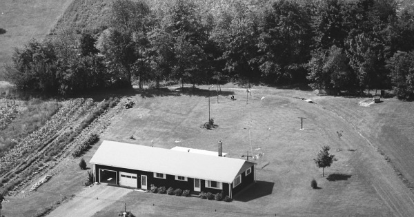 Vintage Aerial photo from 1976 in Jefferson County, PA