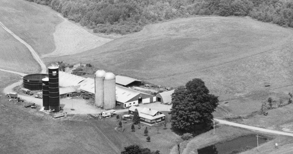 Vintage Aerial photo from 1982 in Oswego County, NY