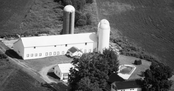 Vintage Aerial photo from 1987 in Oswego County, NY