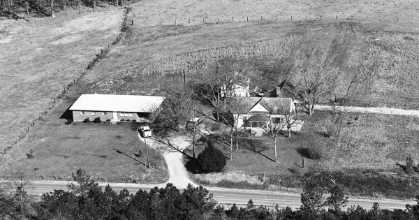 Vintage Aerial photo from 1965 in Wake County, NC